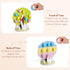 3 4 5 6 Woodtoe Easter Toys for Toddlers, Magnetic Easter Eggs, Picking Easter Bunny Toy, Montessori Toys for Year Old
