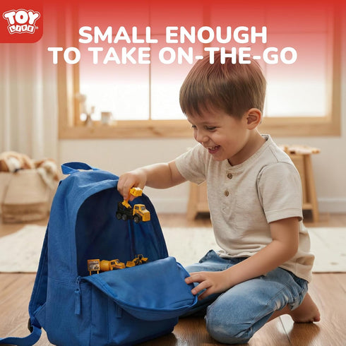 28 3-5, TOY Life PCS Construction Toys for boy Age Small Construction Vehicles, Sandbox Toy for Boys, Small