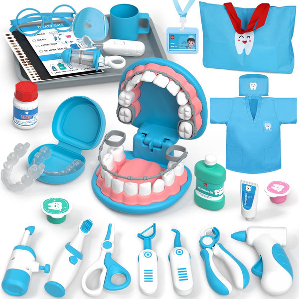 Lehoo Castle Doctor Kit for Toddlers 3-5, Kids Dentist Play Set, Toys