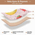 GuoChe Set 50'' 50'' Cute Food Cartoon Pattern Large Non-Slip Baby Gym & Activity Mat for Floor Waterproof Baby