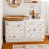 QUCHENG Boho Wall Stickers for Girls Bedroom, Removable Vinyl Decals Nursery Kids Room Decor, 6 Sheets