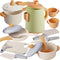 HYAKIDS Play Kitchen Pots and Pans Set for Kids, Pretend Role Play