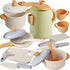HYAKIDS Play Kitchen Pots and Pans Set for Kids, Pretend Role Play