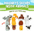 Magnetic Mix or Match Farm Animals Toy Play Set, 16 Pieces