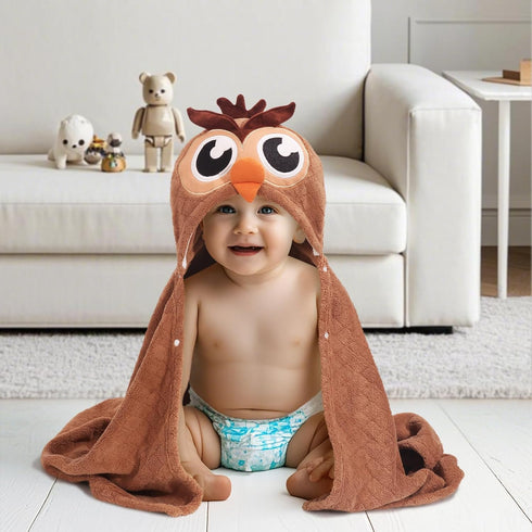 0-5 50 32 Inches Baby Hooded Towels for Boys Years,Ultra Thick Soft & Absorbent Towel for Toddler Boy, x Large Size