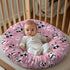 Strawberry Panda Newborn Lounger Pillow Cover Infant Removable Slipcover Reusable Cover Snugly Fit Infant Lounger