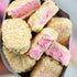 SPFLAUFR 2.64 oz, packaged Freeze dried strawberry yogurt chunks strawberry oatmeal crispy, strawberry flavored milk