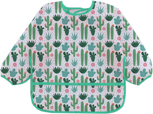 3 Pcs Waterproof Long Sleeves Baby Bibs, Weaning Smock Bib for 3-24 Months