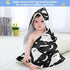 YETTASBIN 30 30 Inch Halloween Ghost Baby Towel, Ultra Soft Absorbent Cotton Baby Hooded Bath Towel for Newborn Baby