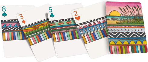 Primitives by Kathy Playing Cards, Beach, 2.50" x 3.50" x 1"