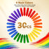 30 Pack 6 JoyCat Jumbo Crayons Bulk for Toddlers, Vibrant Colors Easy-Grip Triangular Crayons, Unbreakable Washable Art
