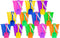 4E's Novelty 12 Sets 5.5" Sand Buckets and Shovels for Kids - Small Beach Toys for Summer Outdoor Fun, Party Favors
