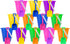 4E's Novelty 12 Sets 5.5" Sand Buckets and Shovels for Kids - Small Beach Toys for Summer Outdoor Fun, Party Favors