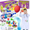 UNGLINGA 30 Experiments Science Kit for Kids, Chemistry Set with Lab Coat for STEM Learning and Role Play