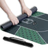 71" x 35" Poker Mat for Table - Smooth Water Repellent Surface, Nonslip Rubber Bottom, Green, Easy to Roll Up