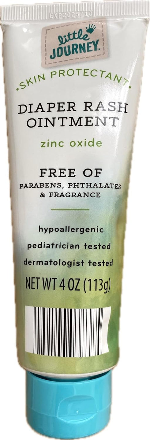 Little Journey Diaper Rash Cream, Pediatrician Tested, Diaper Rash Cream, Skin Protectant. Zinc Oxide