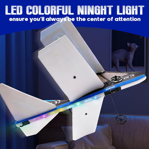 8-12 Rc Plane, Remote Control Airplane for Boys Kids Adults Toy Flying Airplane Skyriders Rc Jet Easy to Fly Outdoor