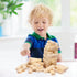 54PCS Classic Block Stacking Board Game Wooden Blocks Stacking Games for Kids and Families Tumbling Tower Blocks Game