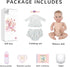 WOOROY 18 Inch Reborn Baby Dolls Girl - Lifelike Handmade Realistic Soft Body Newborn Doll with Gift for Kids Age 3+