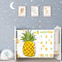 Pineapple Baby Monthly Milestone Blanket, 48x40in Cool Summer Fruits Blanket for Newborn Mom Gifts Baby Shower