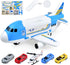 Transport Cargo Airplane Car Toy Play Set for 3+ Years Old Boys and Girls