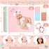 Sublaga 14 Set, 4 32x32 8 2 Pcs Baby Towels, Soft Baby Towel and Washcloths Pcs in Hooded Bath Towel, Pcs Baby