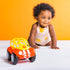 1 Pack, 3 Oball Easy Grasp Rattle & Roll Buggie BPA-Free Push Car Infant Crawling Toy, Age Months and up, Red/Yellow