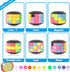 R.Y.TOYS Rotate and Slide Puzzle, Fidget Toy with 12 Colors, 3 Layers, Brain Teaser for Birthday Gifts
