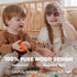 Tiny Land Wooden Play Food Sets for Kids Kitchen - 43 Pieces 100% Wood Pretend Food Play Accessories for Toddlers 3+