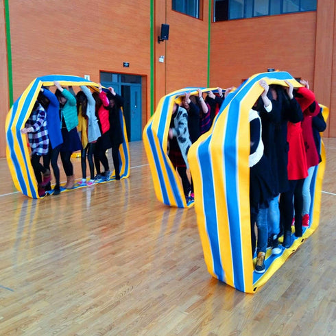 KINDEN Teamwork Games Group Learning Activity - Fun Playing Run Mat for Kids and Adults - Field Day Game
