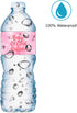 20 Baby Water Bottle Labels, Pink Its Cold Outside, Waterproof Wrappers, Baby Shower Decorations, Set of 20, Its a Girl