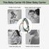 Hewmaw 10-45lbs(Black,Mesh) Baby Sling Carrier,Toddler Carrier,Baby Sling,Portable and Adjustable Non-Slip Hip Seat