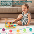 Cause and Effect Toy for 1 Year Old, Pop Up Dinosaur Montessori Developmental Sensory Toy for Toddlers