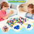 278 10 18 3+, Pcs Lacing Letters Beads, Lowercase Alphabet Learning Toys, Color Rainbow Alphabet Beads with Laces