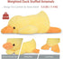 20" 3.3 Niuniu Daddy | Pound Weighted Duck Stuffed Animals for Adults Kids, Giant Weighted Yellow Duck Plush Toy