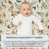 2 Pack Pobibaby - Premium Changing Pad Cover - Ultra-Soft Cotton Blend, Stylish Woodland Pattern, Safe and Snug