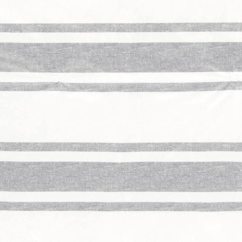 Lush Decor Baby Farmhouse Stripe Soft Sherpa Blanket, 30" W x 40" L, Gray Plush Striped Reversible Fleece