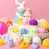 24 JOYIN Pcs Easter Prefilled Eggs with Mochi Squishy Toys, Kawaii Stress Reliever Squishy Toy for Easter Theme Egg