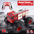 1:18 2.4GHz Remote Control Monster Truck - Scale RC Monster Fire Fighter, Big Wheel School Bus with Lights, Sounds