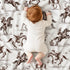 (05) Western Baby Blanket, Cowboy Minky Blankets for Boys Girls, Nursery Room Decor, Soft Warm Lightweight Nursery Bed
