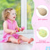 6 Leitee Pcs DIY Wood Maracas Unfinished Hand Painted Maracas Party Favor Wooden Rumba Shakers Hand Percussion Rattles