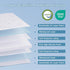 2" 27.5" 52", Crib Mattress Topper x x High Density Foam Breathable Baby and Toddler Mattress Topper with Waterproof