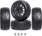 12mm Hex 1/10 On Road Wheels and Tires Soft with Foam Inserts for RC Touring Car Traxxas 4tec 2.0 Tamiya
