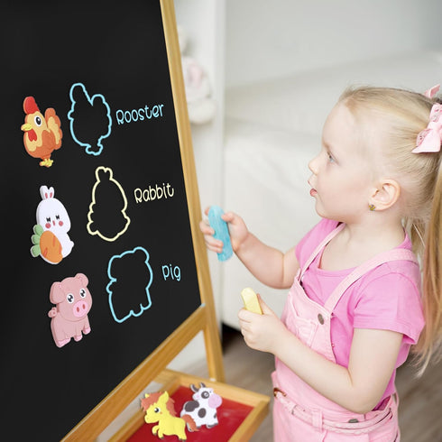 Refrigerator Magnets for Kids, Cute Farm Animals Fridge Magnets for Toddlers, Educational Gift