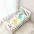 Bseiialft 52 28 Colorful Dinosaurs Stars Crib Sheets for Boys Girls Soft and Breathable Cotton Baby Sheets for Standard