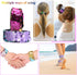 Childom 20 Pack Slap Bracelets - 2-Color Reversible Charm Bracelets with Sequins & Color Ball Head