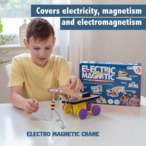 ButterflyEdufields STEM Toy - 30in1 Kits for Kids Age 8-12, Electricity & Magnetism Science Project Kit