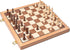Set, 15 Inches Sets 2 Packed AMEROUS Magnetic Wooden Chess Handmade Wooden Folding Travel Chess Board Game