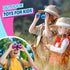 LET'S GO! Binoculars for Kids 4-8 Years Old, Bird Watching & Outdoor Learning Toy for Girls & Boys Birthday Gifts