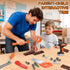 ZHYLLO Set 3-5 Set 3 Toddler Tool for Age Kids Tool with Tool Box and Toy Drill, Pretend Play Toy Tools Kids